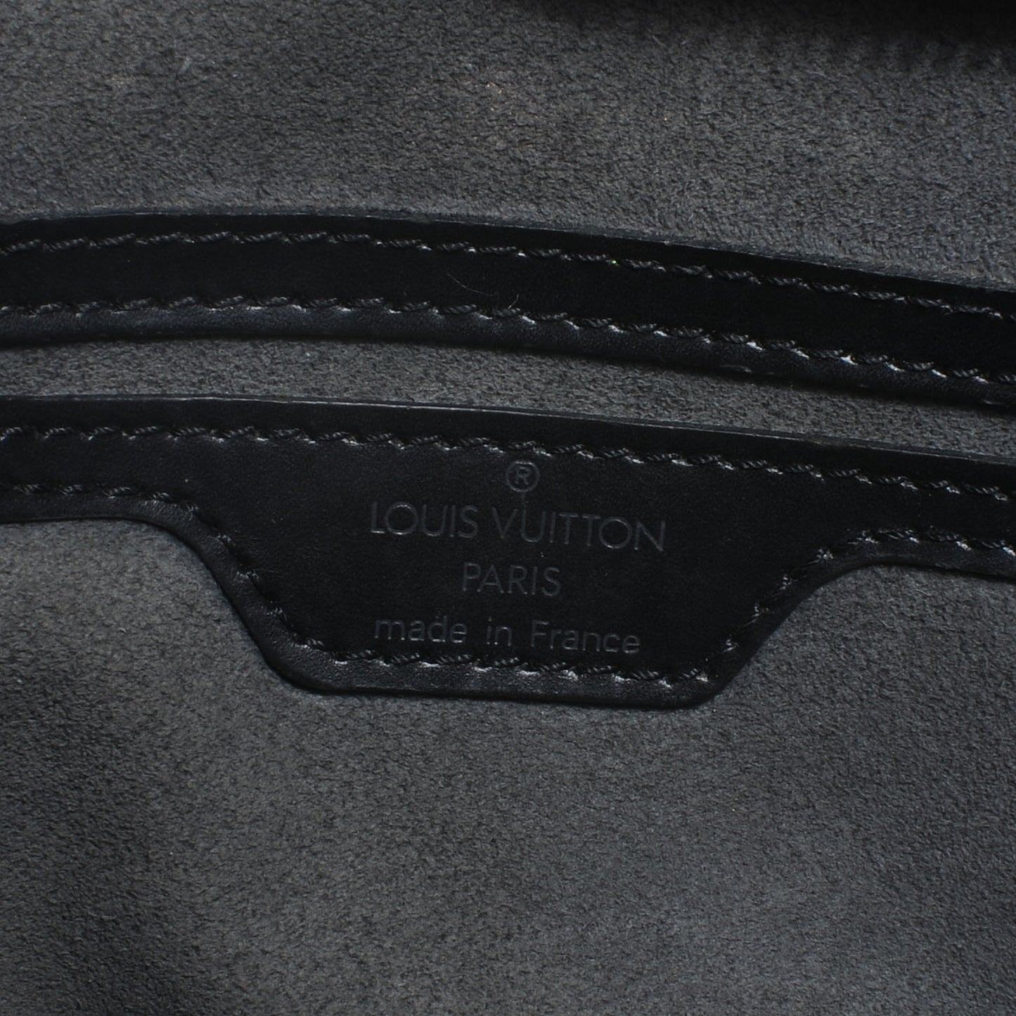 Epi Saint Jacques PM Long Straps Black