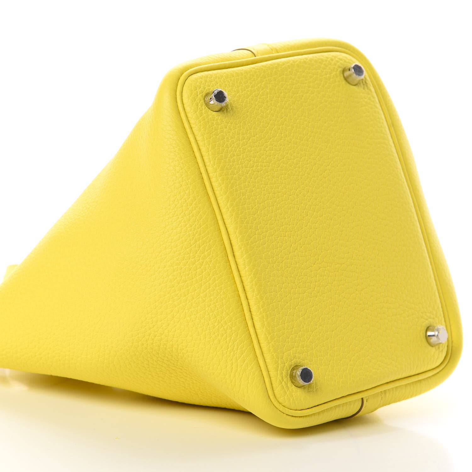 Hermes Taurillon Clemence Picotin Lock 18 PM Lime 8 of 11