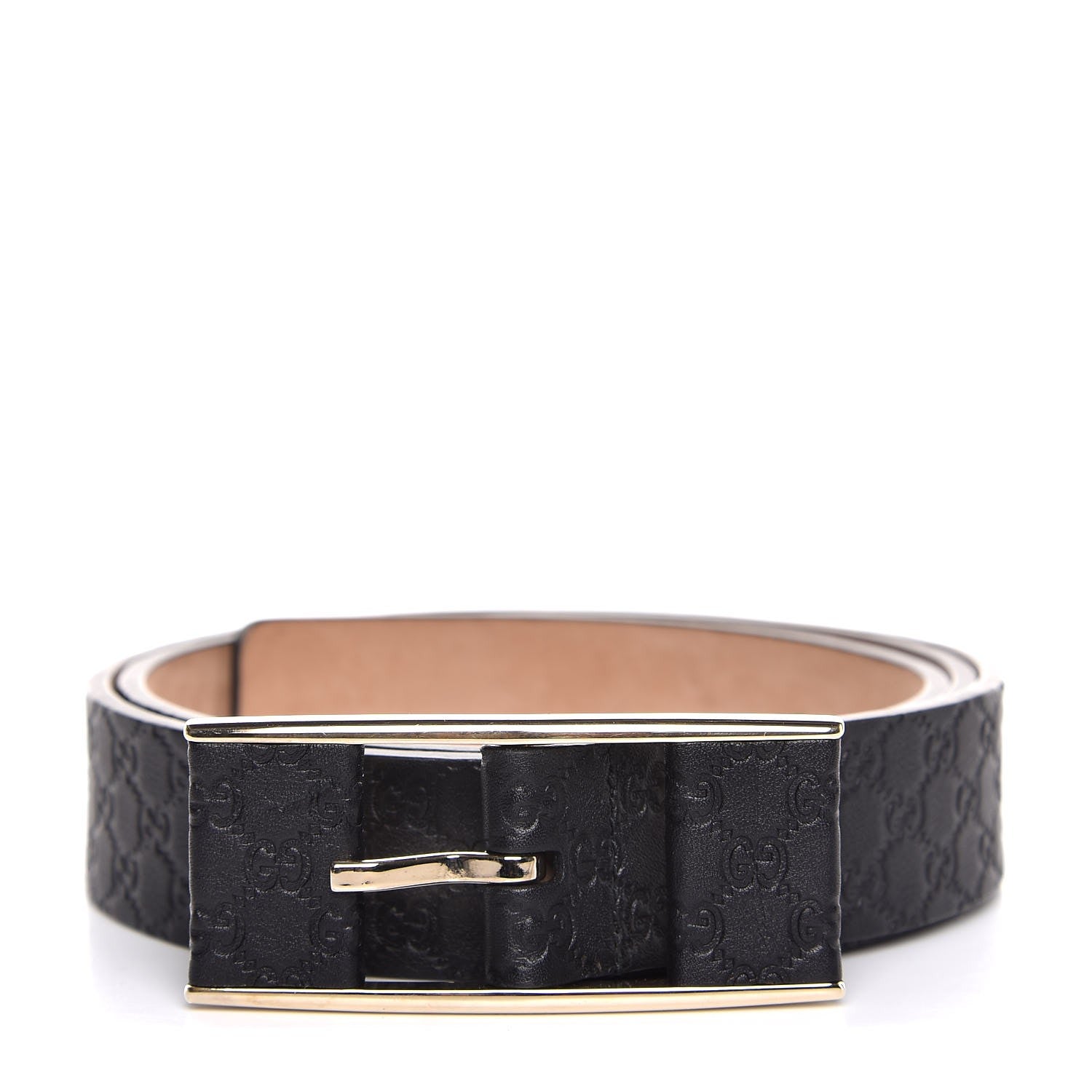 Gucci Microguccissima Belt 90 36 Black 1 of 6