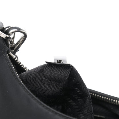 Prada Nylon Re-Edition 2005 Shoulder Bag Black 8 of 12