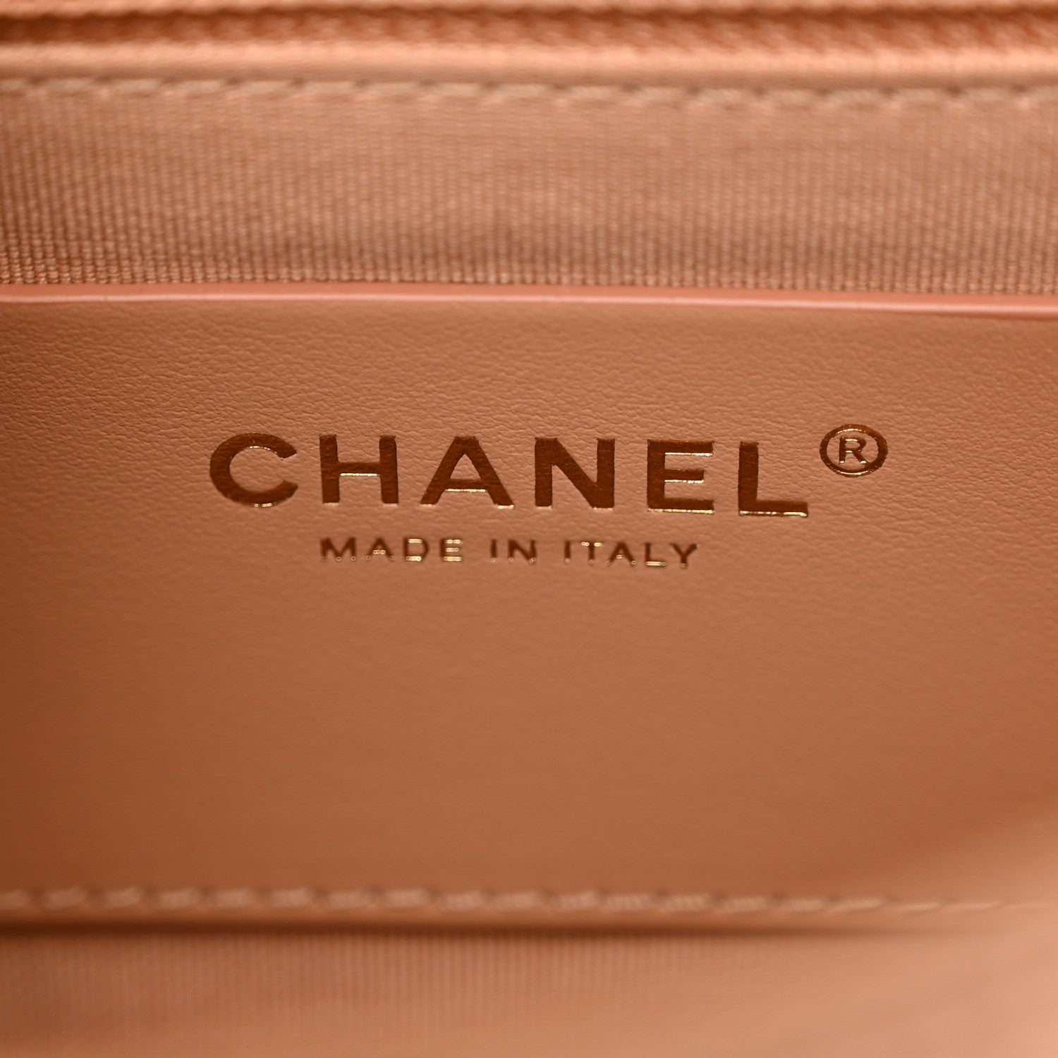 Chanel Crumpled Glazed Lambskin Quilted Medium Hold The Line Flap Beige 6 of 11