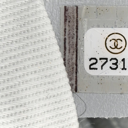 Chanel Caviar Quilted Mini Coco Handle Flap Light Grey 7 of 12