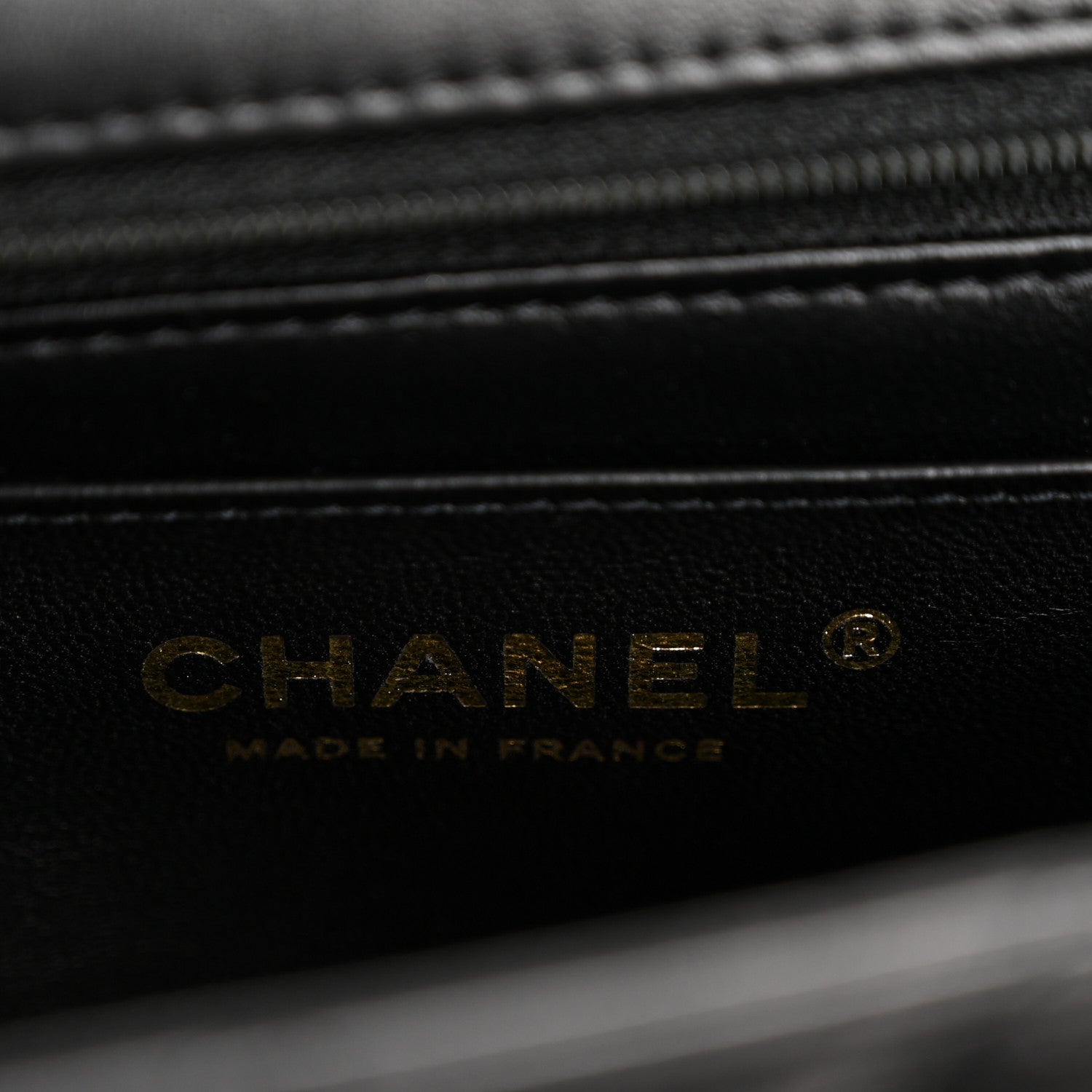 Chanel Lambskin Quilted Mini Top Handle Rectangular Flap Black 6 of 12