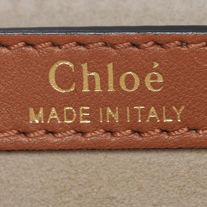 Chloe Calfskin Small Hudson Fringe Shoulder Bag Caramel 6 of 7