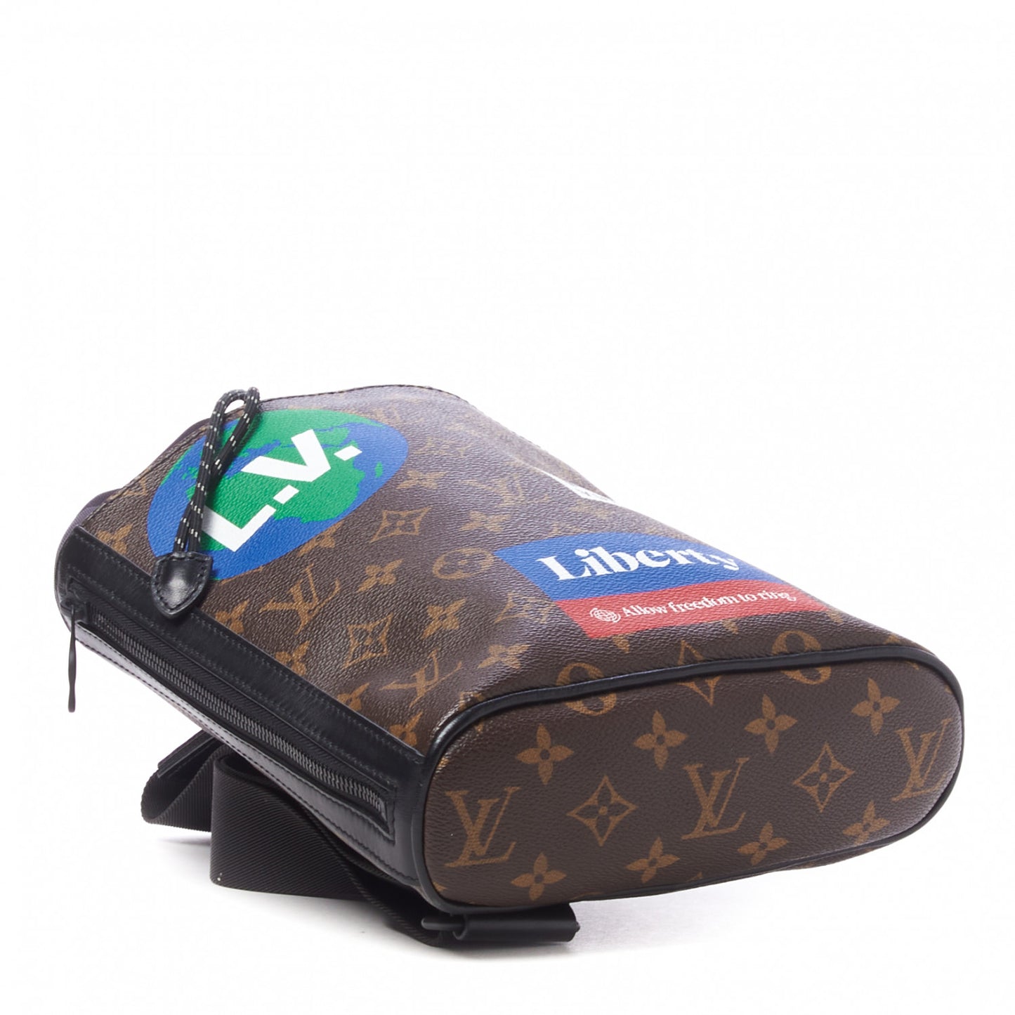 Monogram Chalk Sling Bag Marron