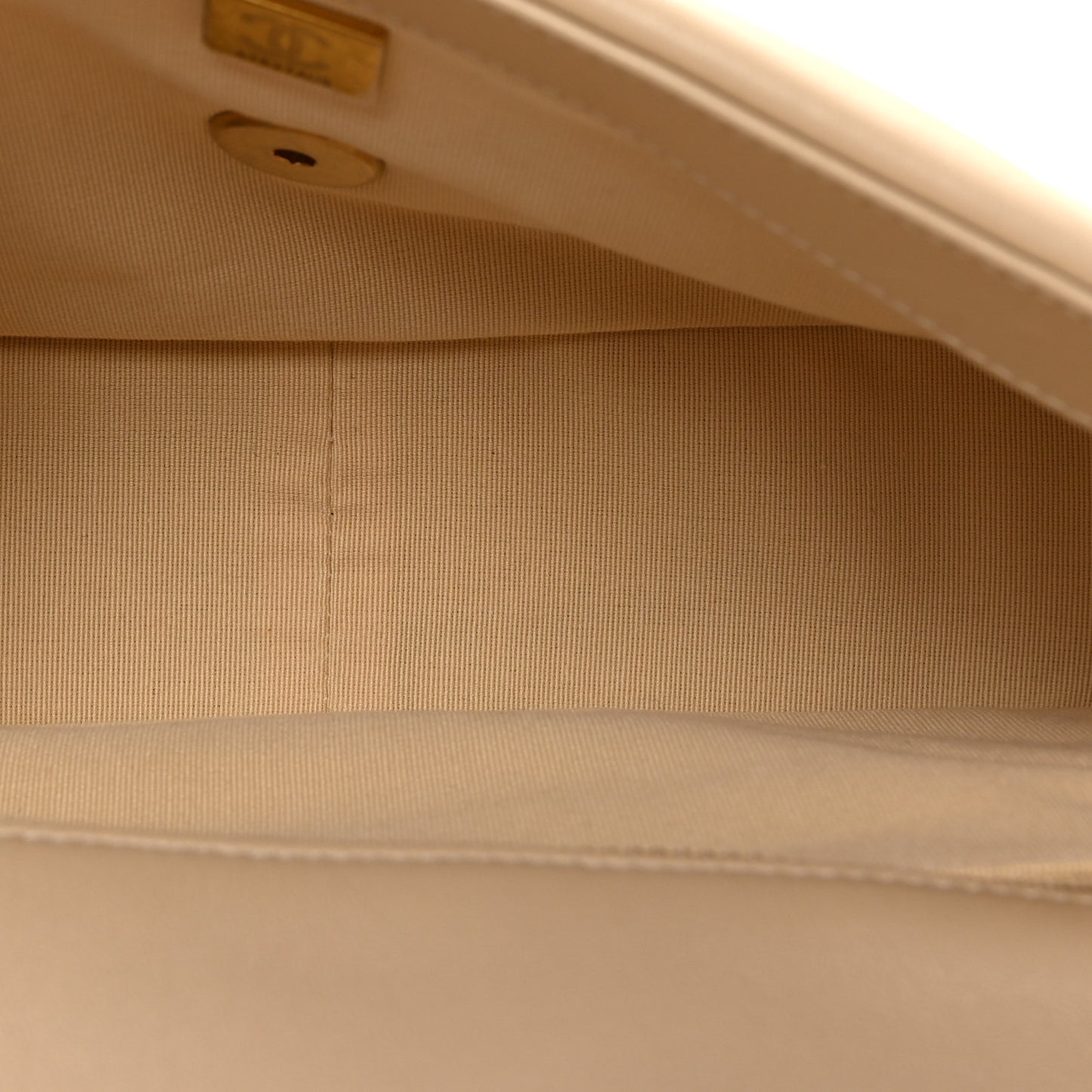 Lambskin Quilted Medium Chanel 19 Flap Beige