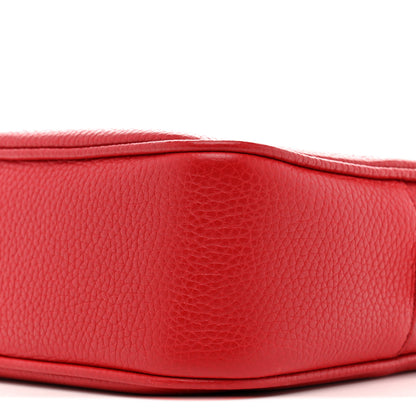 Gucci Pebbled Calfskin Small Soho Disco Bag Tabasco Red 10 of 14
