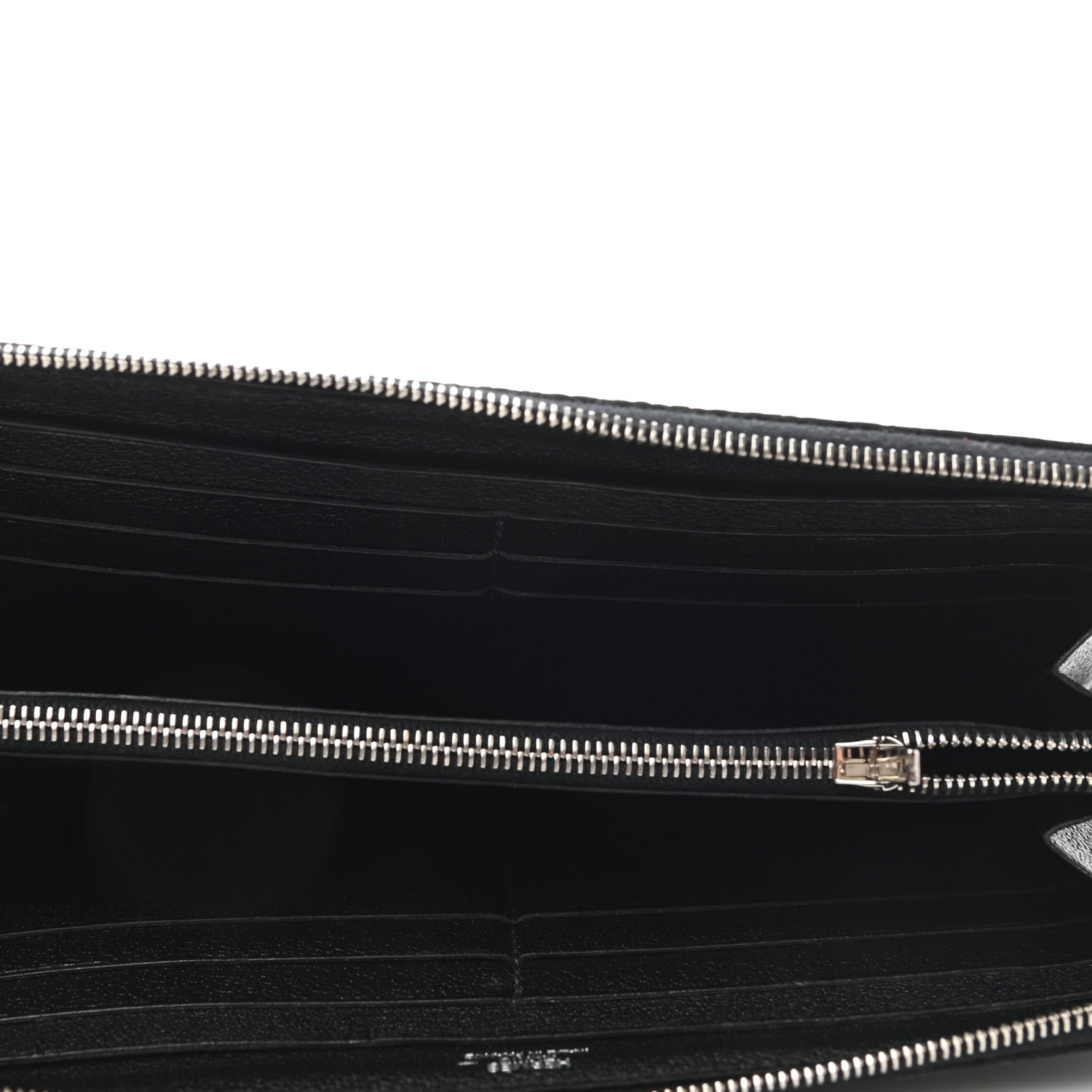 Hermes Lizard Azap Wallet Black 5 of 7