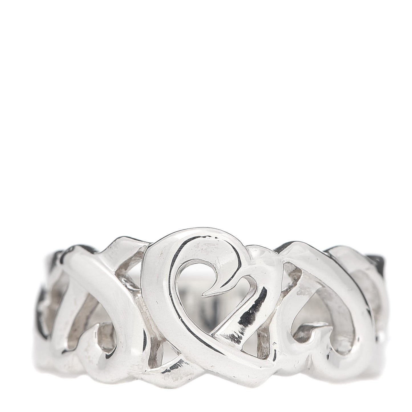 Sterling Silver Paloma Picasso Loving Hearts Ring 52 6
