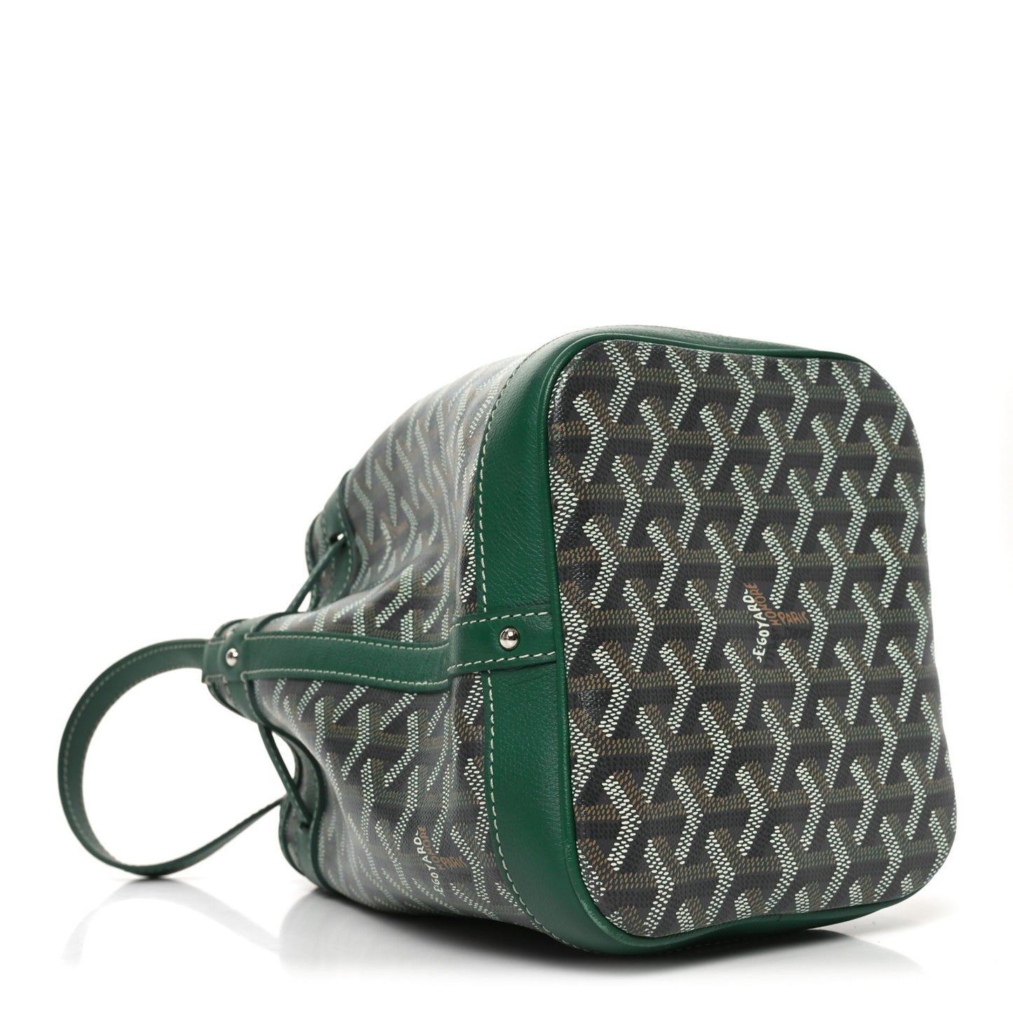 Goyardine Petit Flot Bucket Bag PM Green