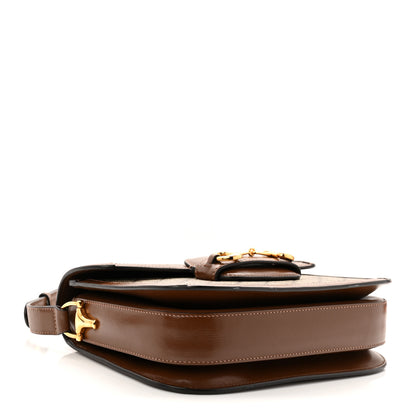 Gucci GG Supreme Monogram Horsebit 1955 Shoulder Bag Beige Brown Sugar 4 of 10
