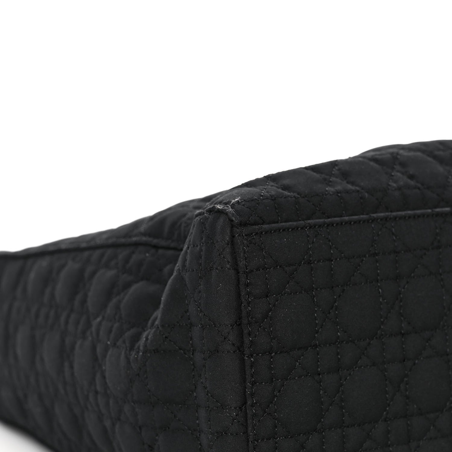 Christian Dior Nylon Cannage Medium Lady Dior Black 9 of 12