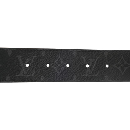Louis Vuitton Monogram Eclipse Taigarama 40mm LV Initiales Reversible Belt 95 38 Black 7 of 8