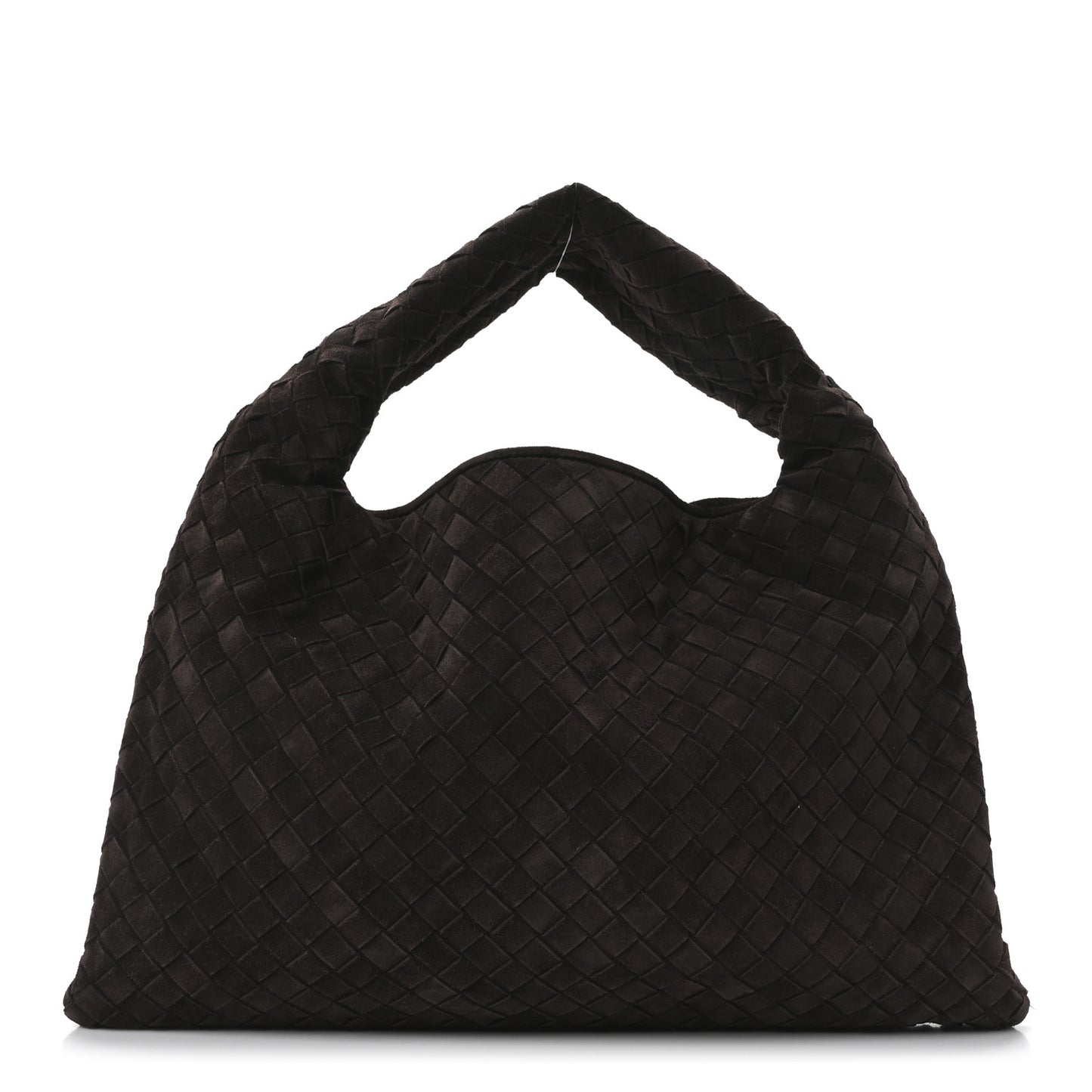 Suede Intrecciato Small Hop Fondant