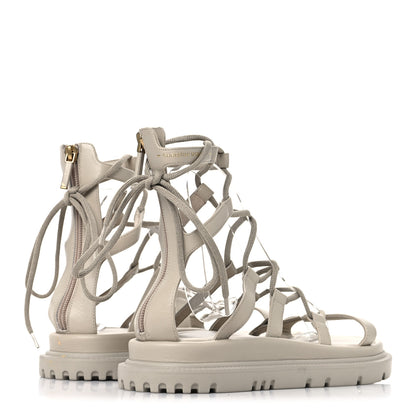 Christian Dior Calfskin Abbesse Sandal 39.5 Beige 5 of 8