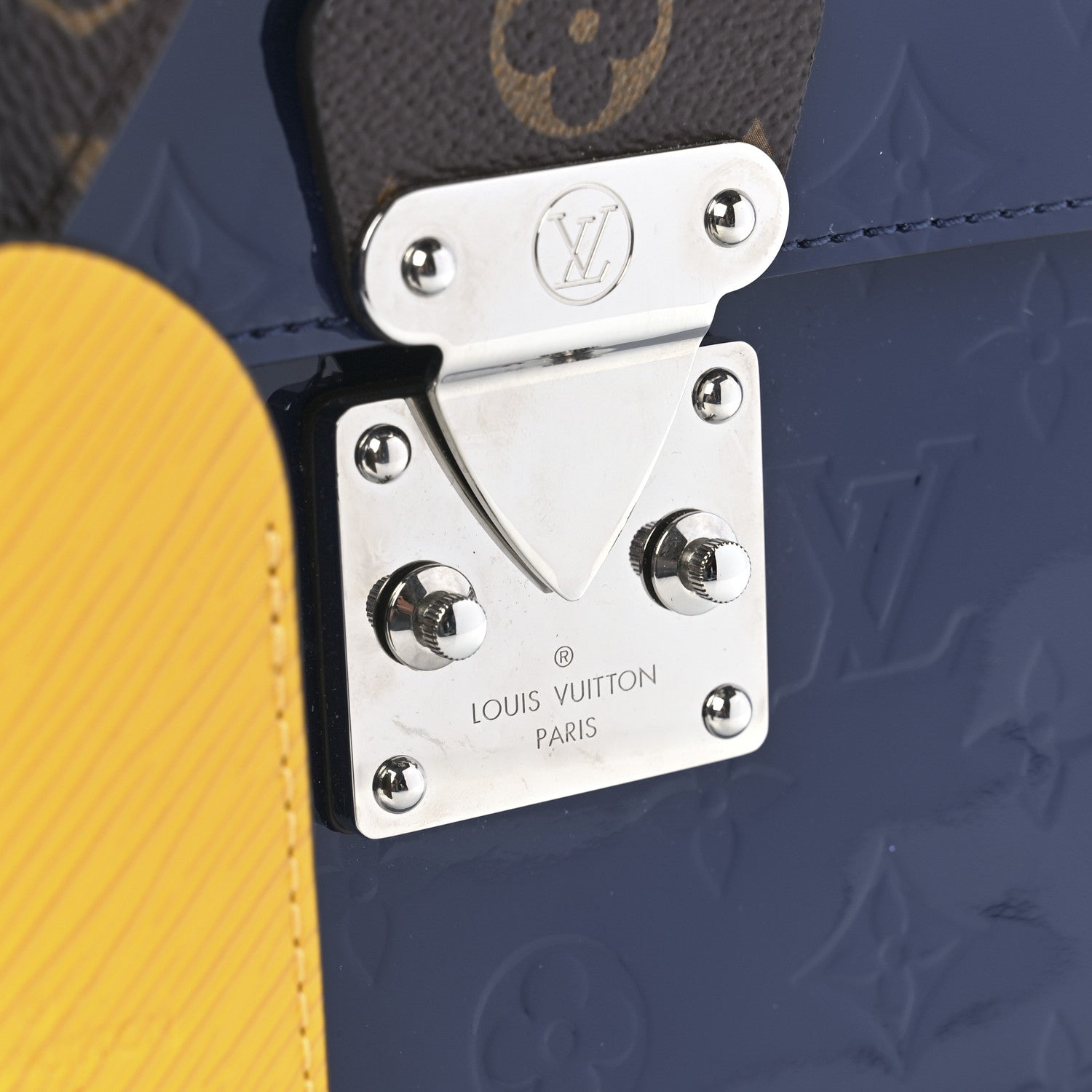 Louis Vuitton Vernis Epi Monogram Spring Street Blue 8 of 12