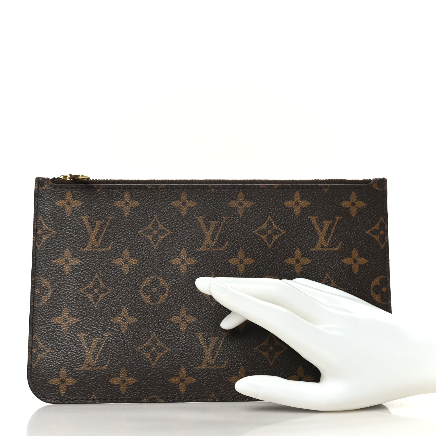 Louis Vuitton Monogram Neverfull MM GM Pochette Fuchsia 3 of 6