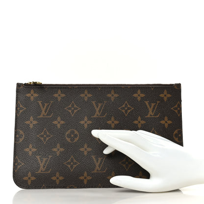 Louis Vuitton Monogram Neverfull MM GM Pochette Fuchsia 3 of 6