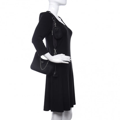 Prada Nylon Re-Edition 2005 Shoulder Bag Black 2 of 14