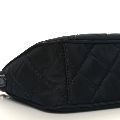 Prada Nylon Tessuto Impuntu Quilted Crossbody Bag Black 8 of 9