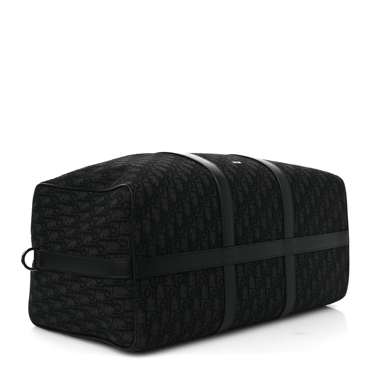 Oblique Jacquard Grained Calfskin Lingot 50 Black