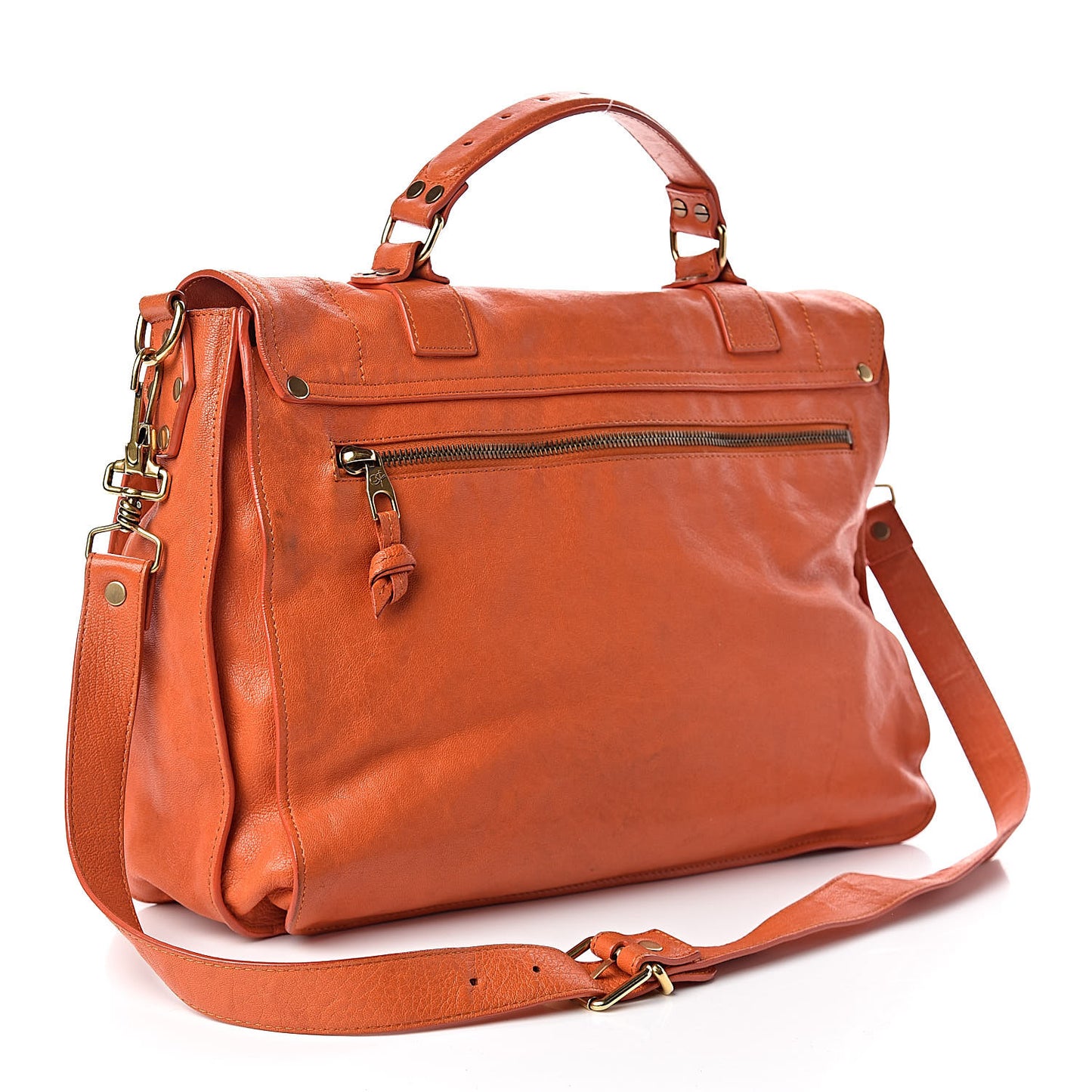 Lambskin Large PS1 Satchel Orange