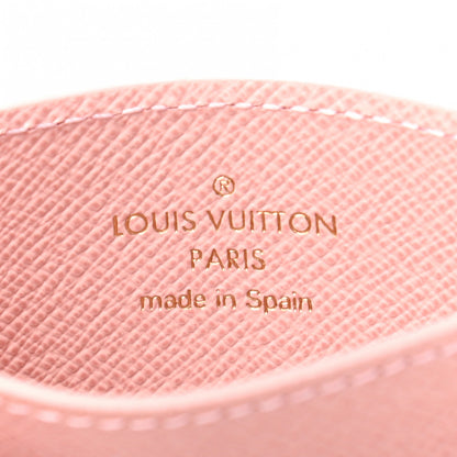 Louis Vuitton Damier Azur Daily Card Holder Rose Ballerine 6 of 6