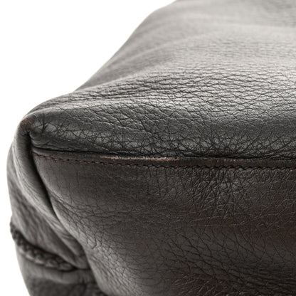 Gucci Deerskin Large Hip Bamboo Hobo Dark Cocoa 15 of 28