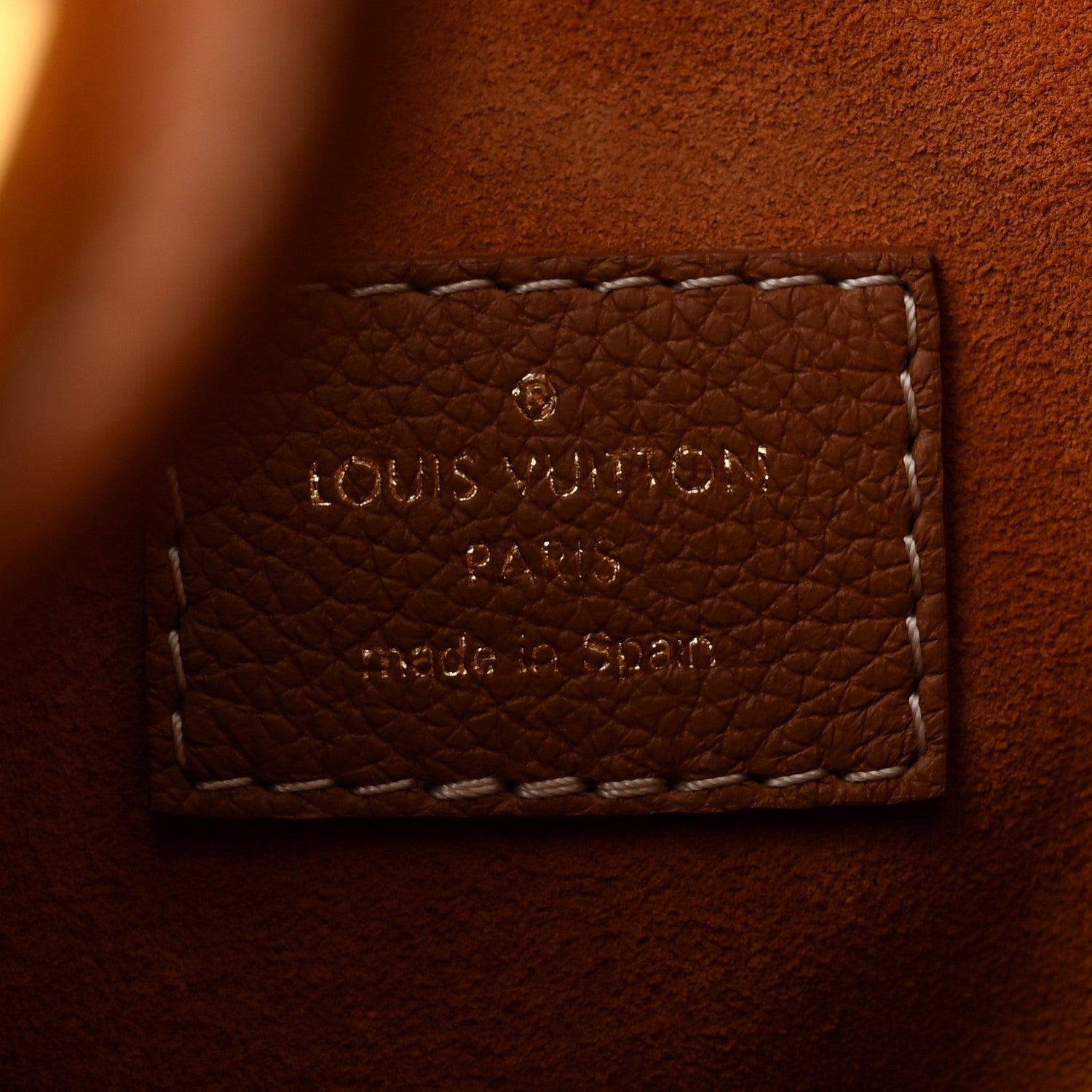Louis Vuitton Grained Calfskin Low Key Hobo MM Cognac 7 of 10