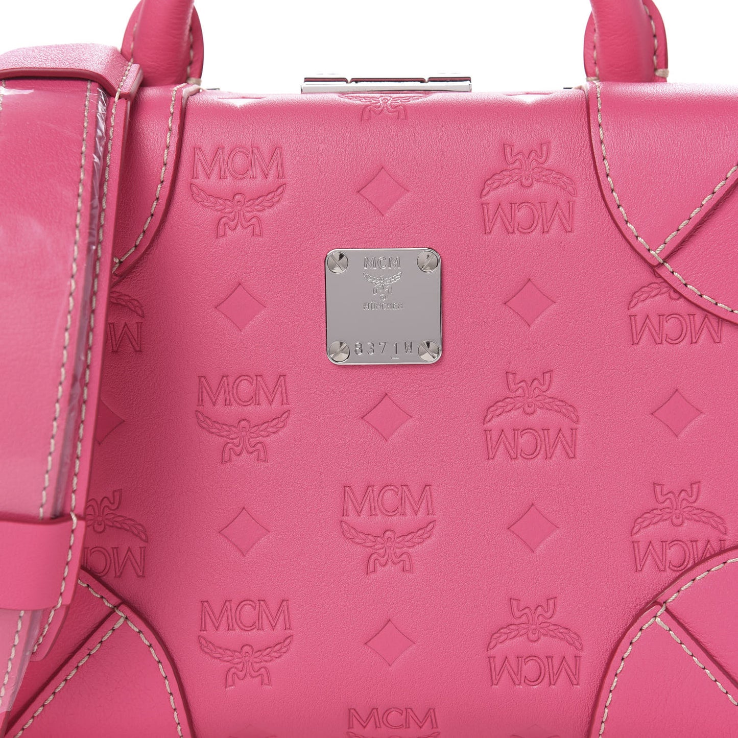 Calfskin Ottomar Monogram Small Berlin Crossbody Sugar Pink