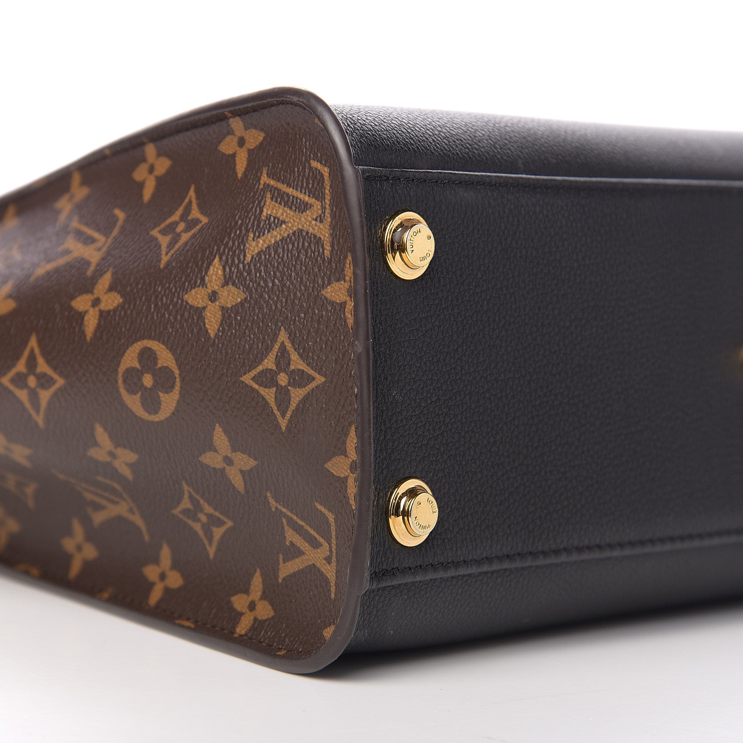 Louis Vuitton Calfskin Monogram On My Side Black 7 of 8