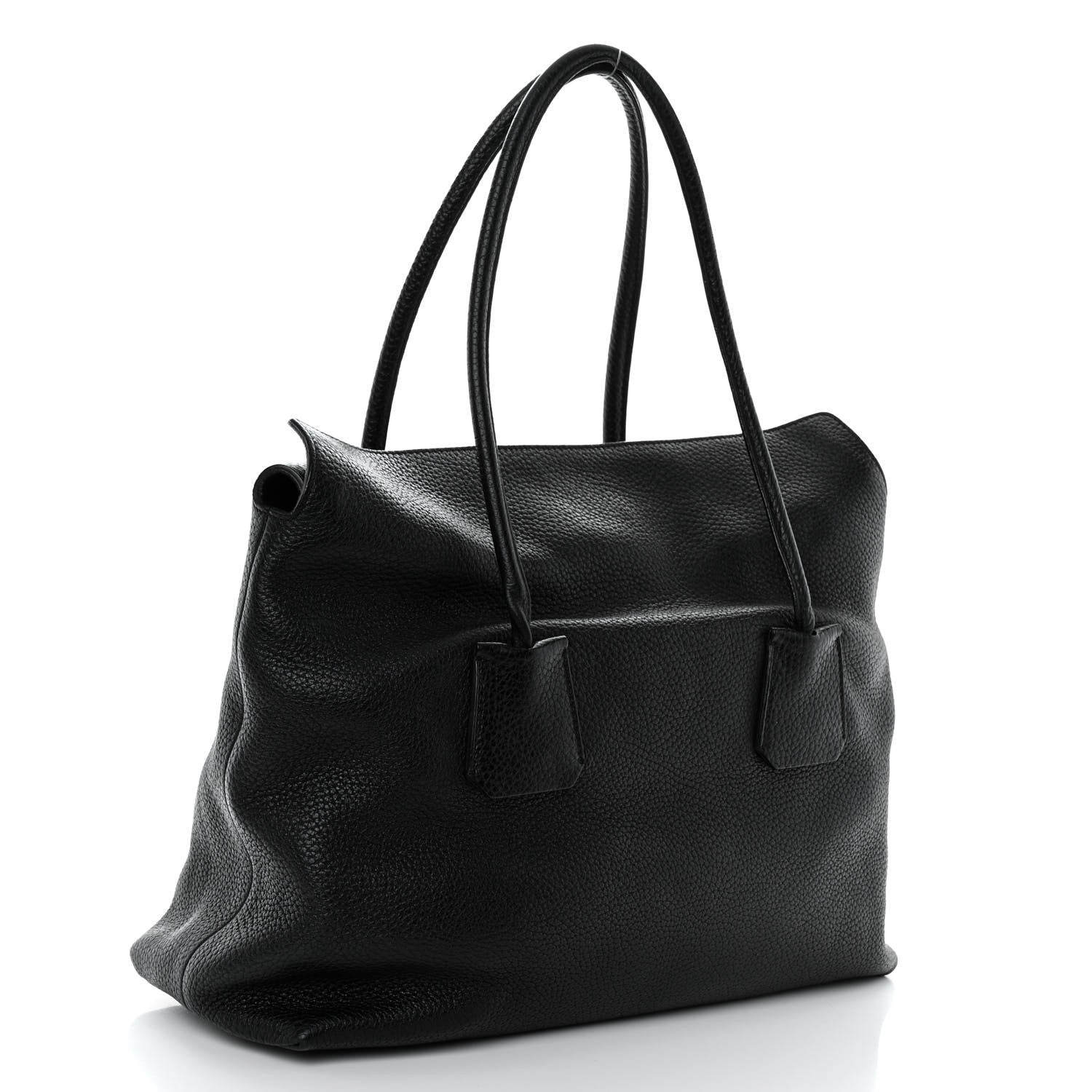 Burberry London Grainy Calfskin Medium Baynard Tote Black 4 of 12