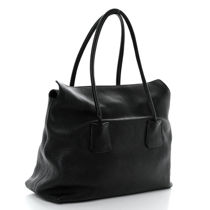 Burberry London Grainy Calfskin Medium Baynard Tote Black 4 of 12