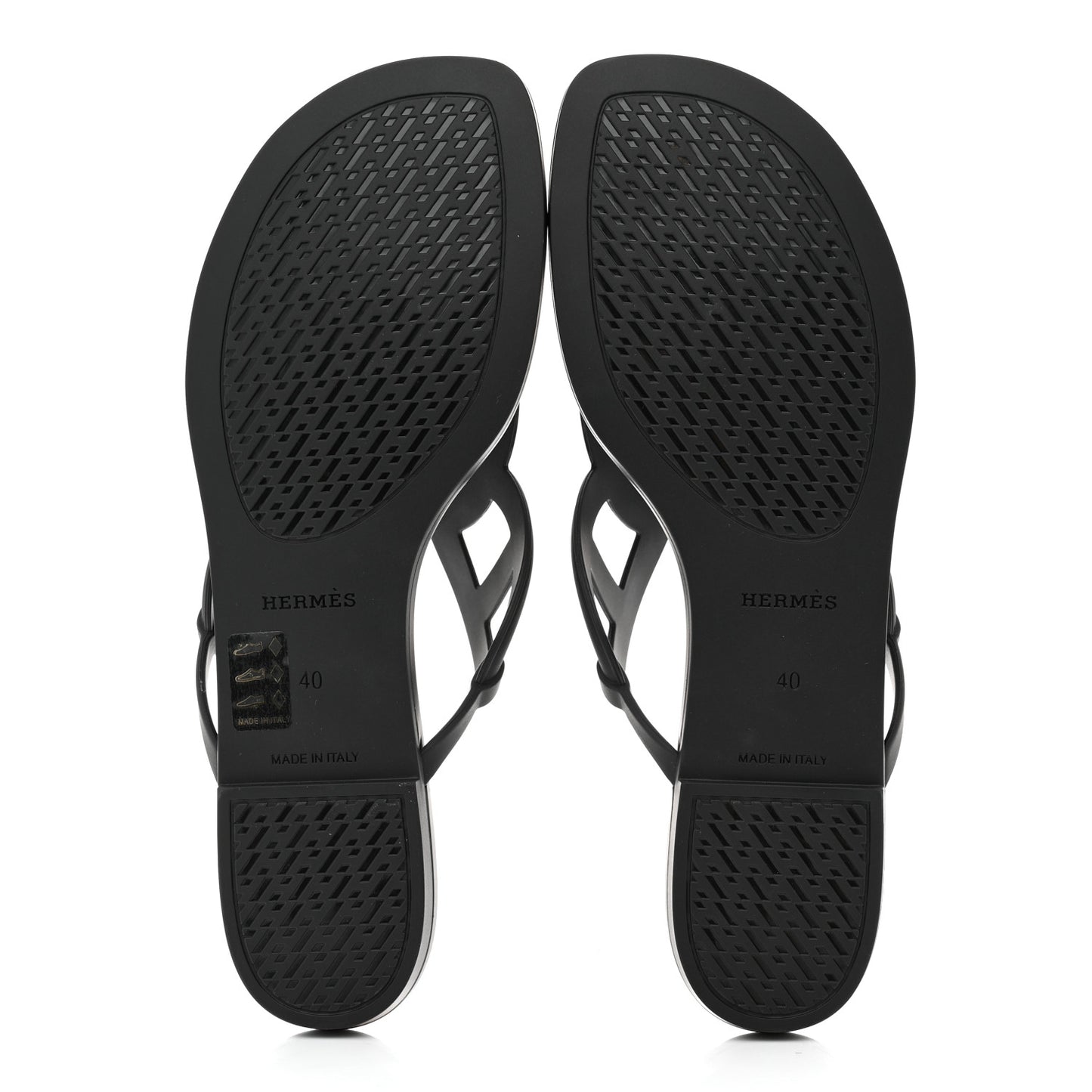 Rubber Womens Egerie Sandals 40 Black