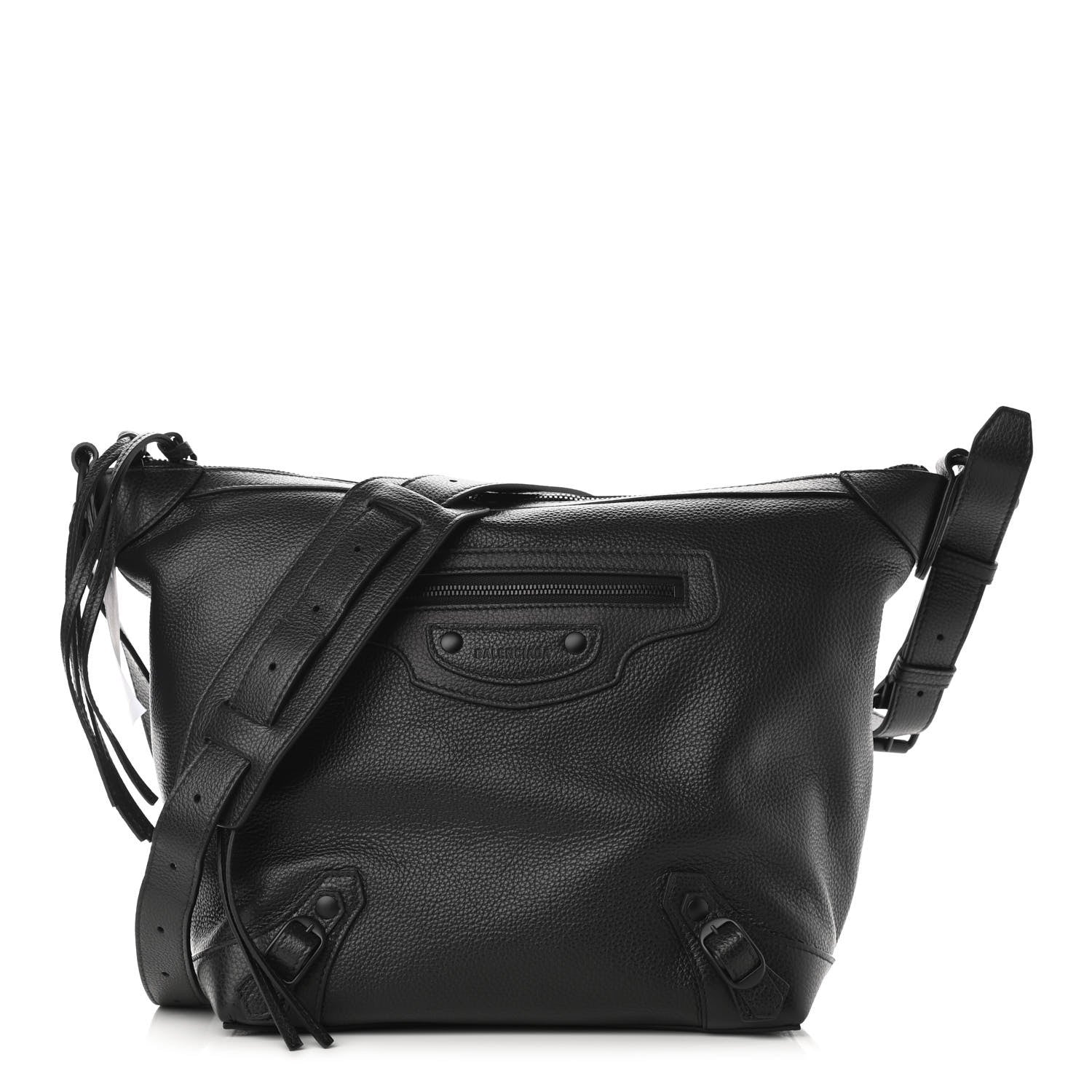 Balenciaga Grained Calfskin Black Hardware Small Neo Classic Hobo Black 1 of 10
