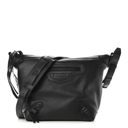 Balenciaga Grained Calfskin Black Hardware Small Neo Classic Hobo Black 1 of 10