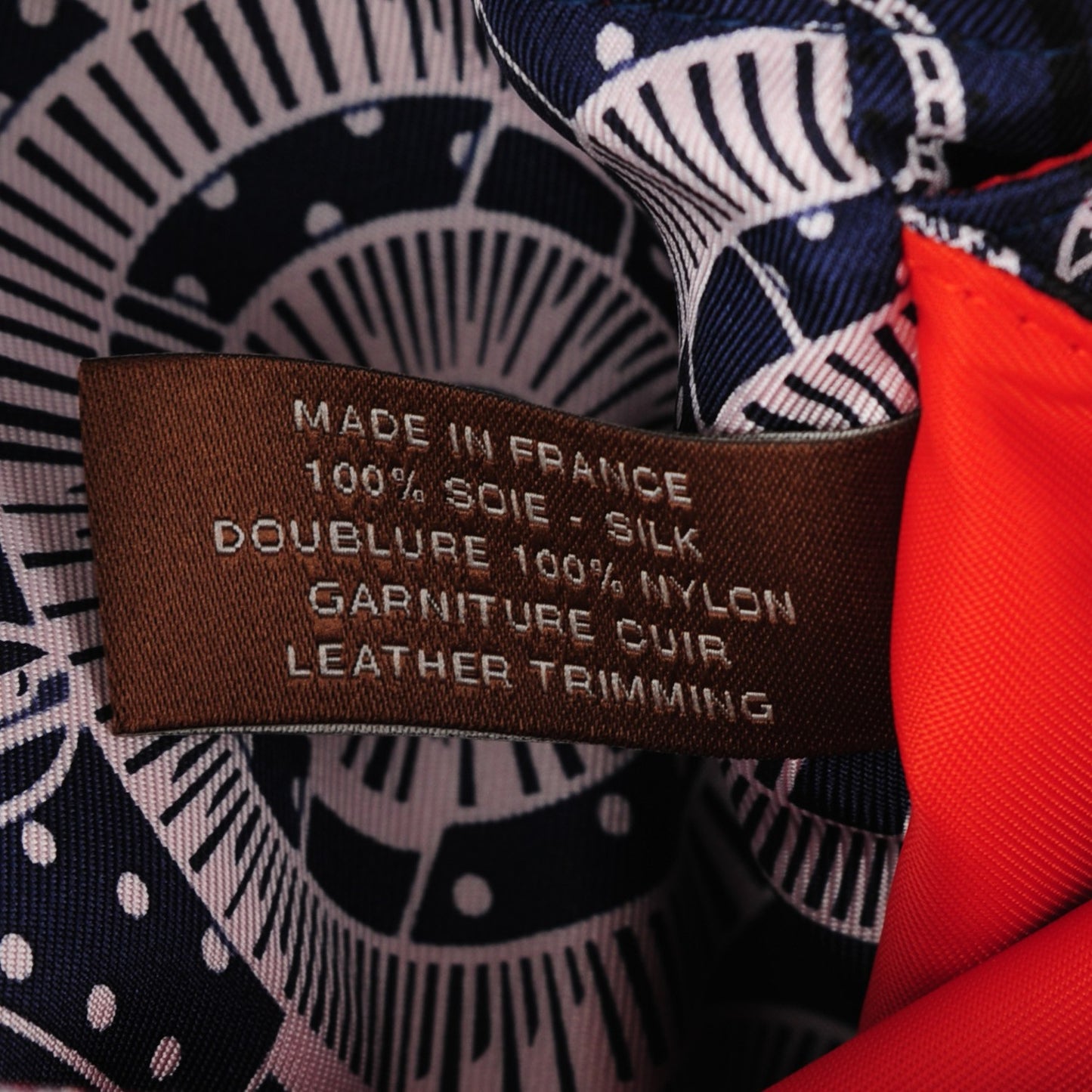 Barenia Silk Eperons d'Or Fourbi 20 PM Pouch Fauve Bleu Nuit