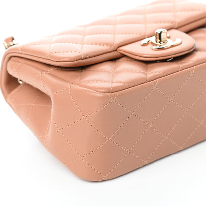 Chanel Lambskin Quilted Mini Square Flap Brown 8 of 9