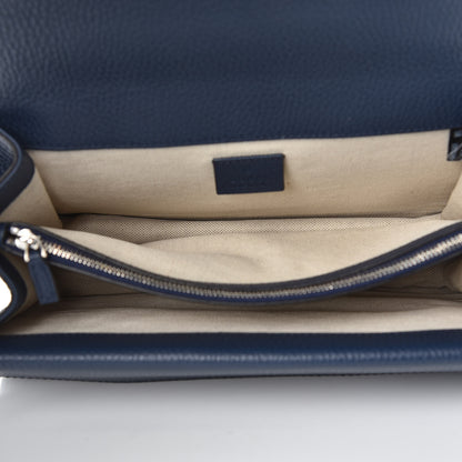 Gucci Dollar Calfskin Crystal Small Dionysus Shoulder Bag Blue Agata Montana Sapphire 5 of 10
