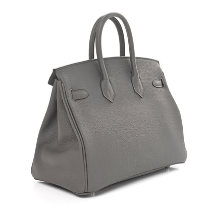 Hermes Togo Birkin 25 Etain 3 of 11