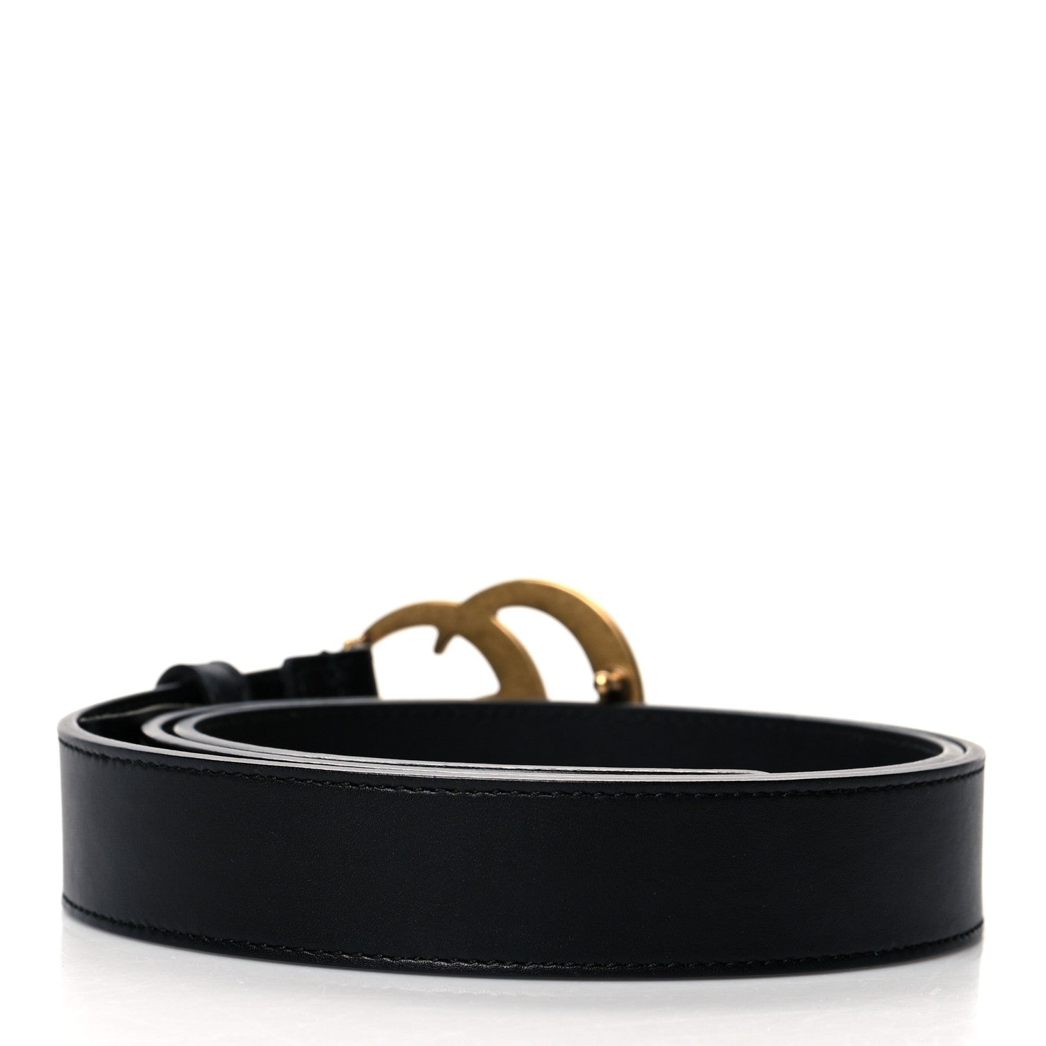 Gucci Calfskin Double G 30mm Belt 95 38 Black 2 of 5
