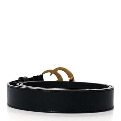 Gucci Calfskin Double G 30mm Belt 95 38 Black 2 of 5