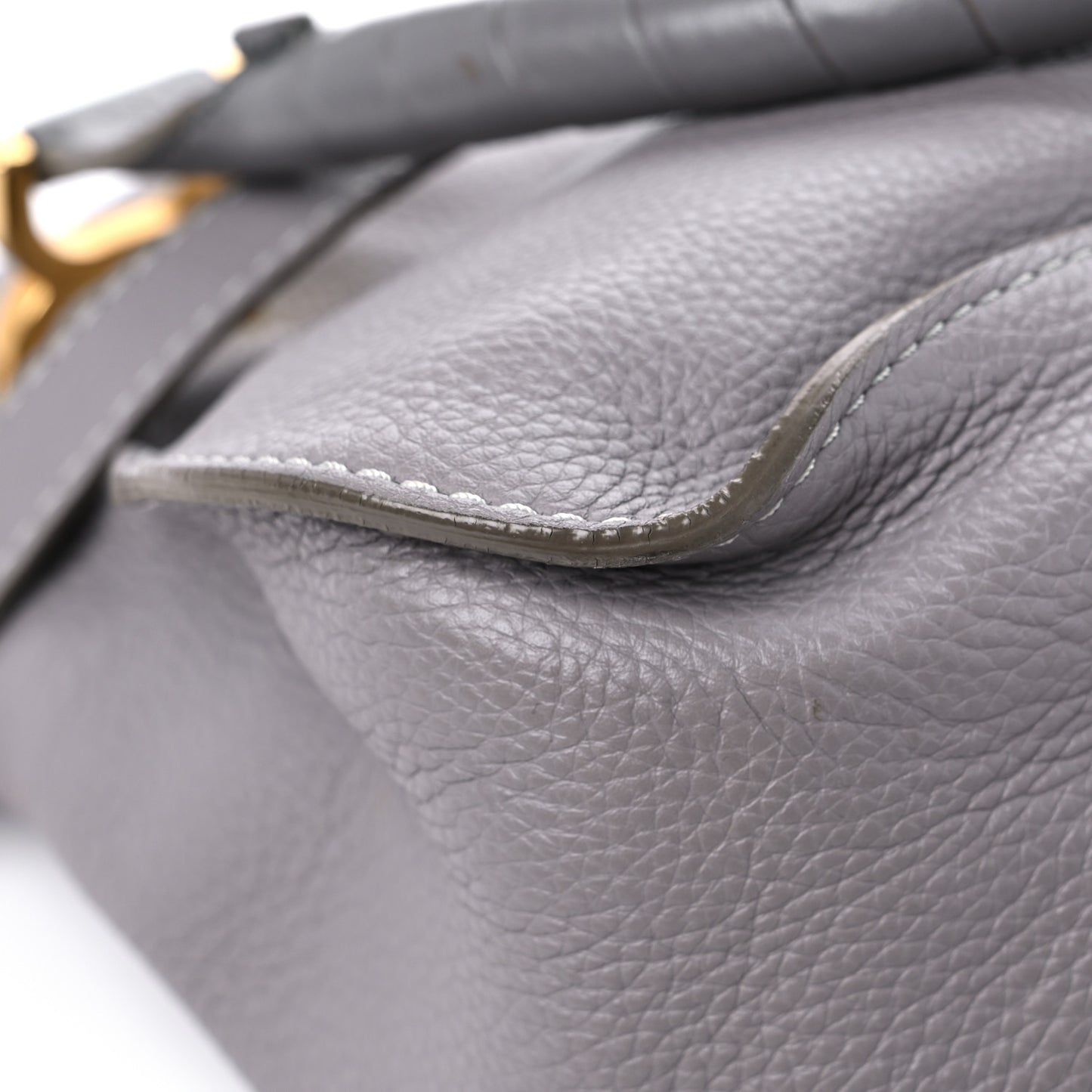 Calfskin Medium Marcie Satchel Cashmere Grey