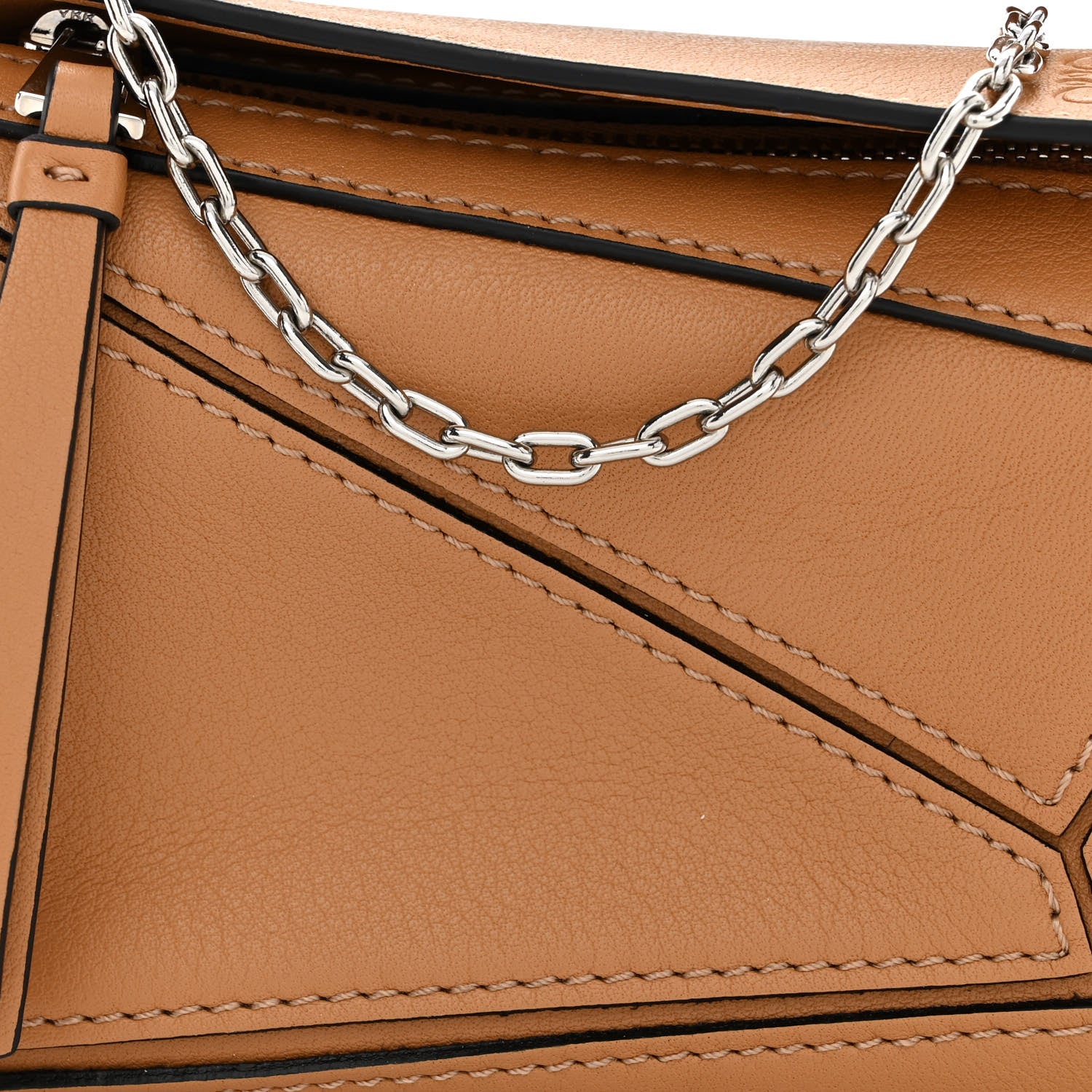 Loewe Calfskin Nano Puzzle Bag Tan 9 of 11