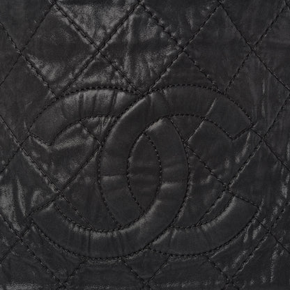 Chanel Iridescent Calfskin Large Sea Hit North South Tote Black 10 of 11