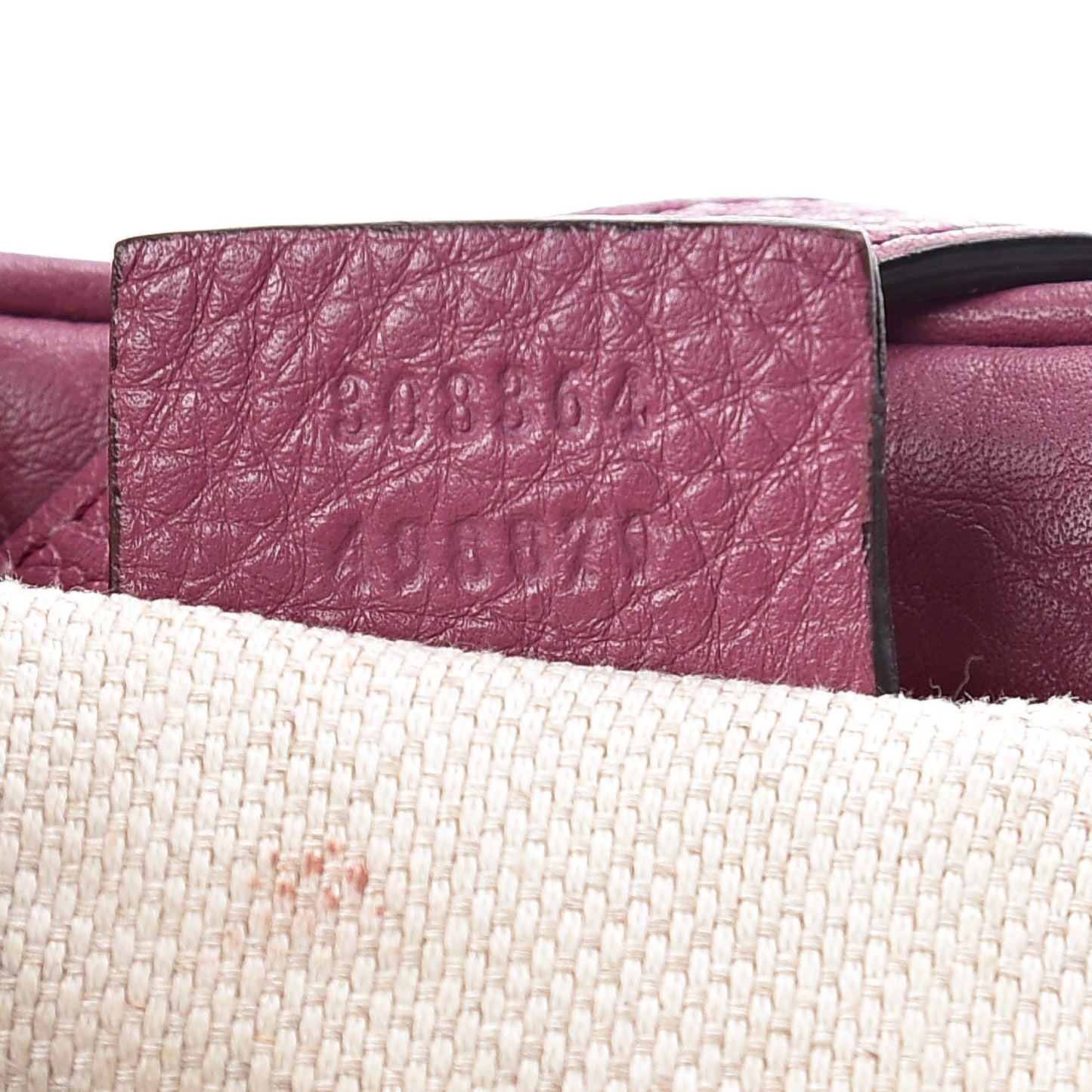 Pebbled Calfskin Small Soho Disco Bag Peonia Flower