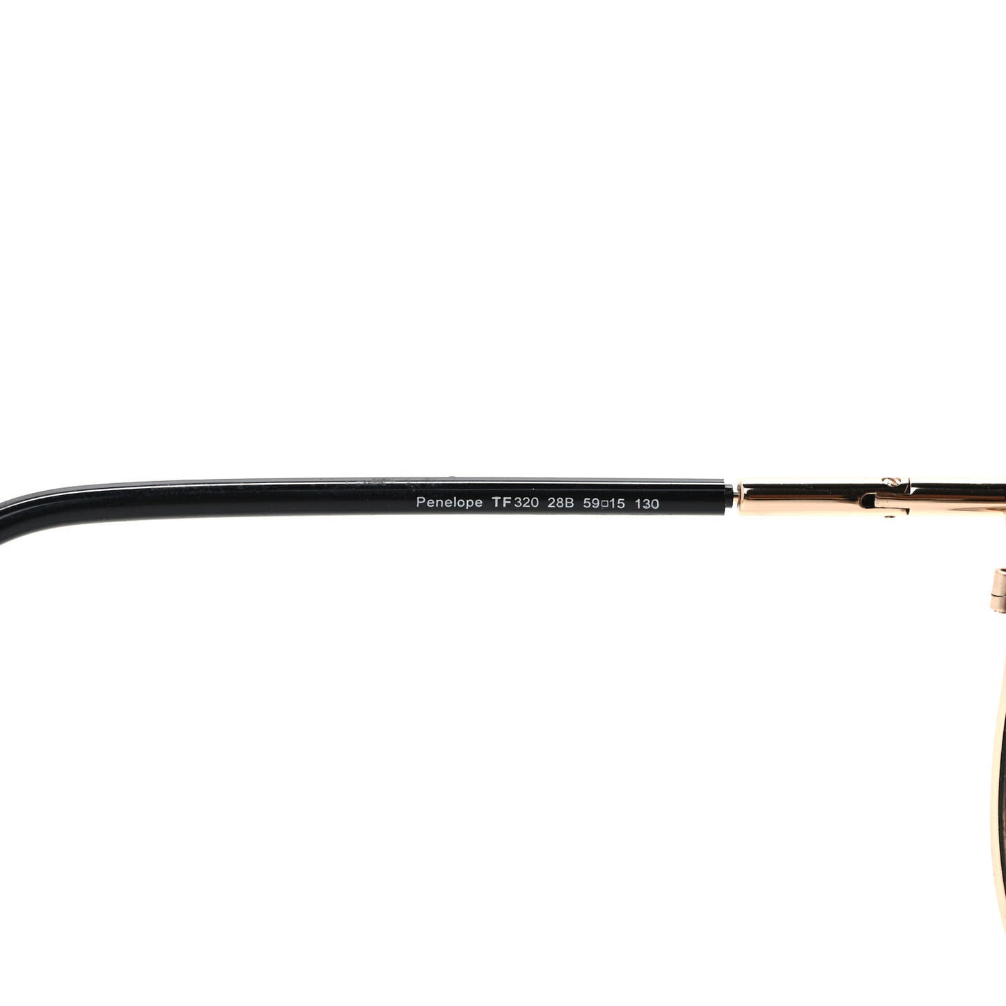 Penelope Vintage Round Sunglasses TF320 Black