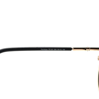 Tom Ford Penelope Vintage Round Sunglasses TF320 Black 7 of 8