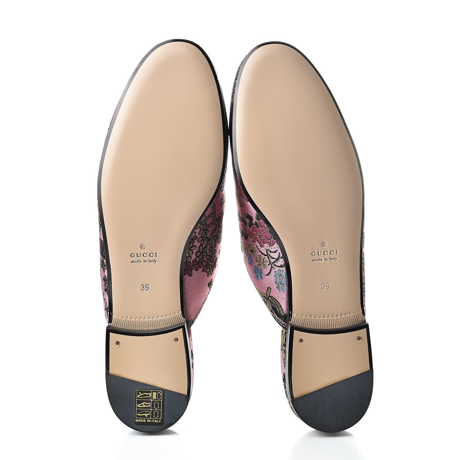 Gucci X DISNEY Jacquard Japanese Donald Duck Womens Princetown Slippers 39 Pink Black 6 of 9