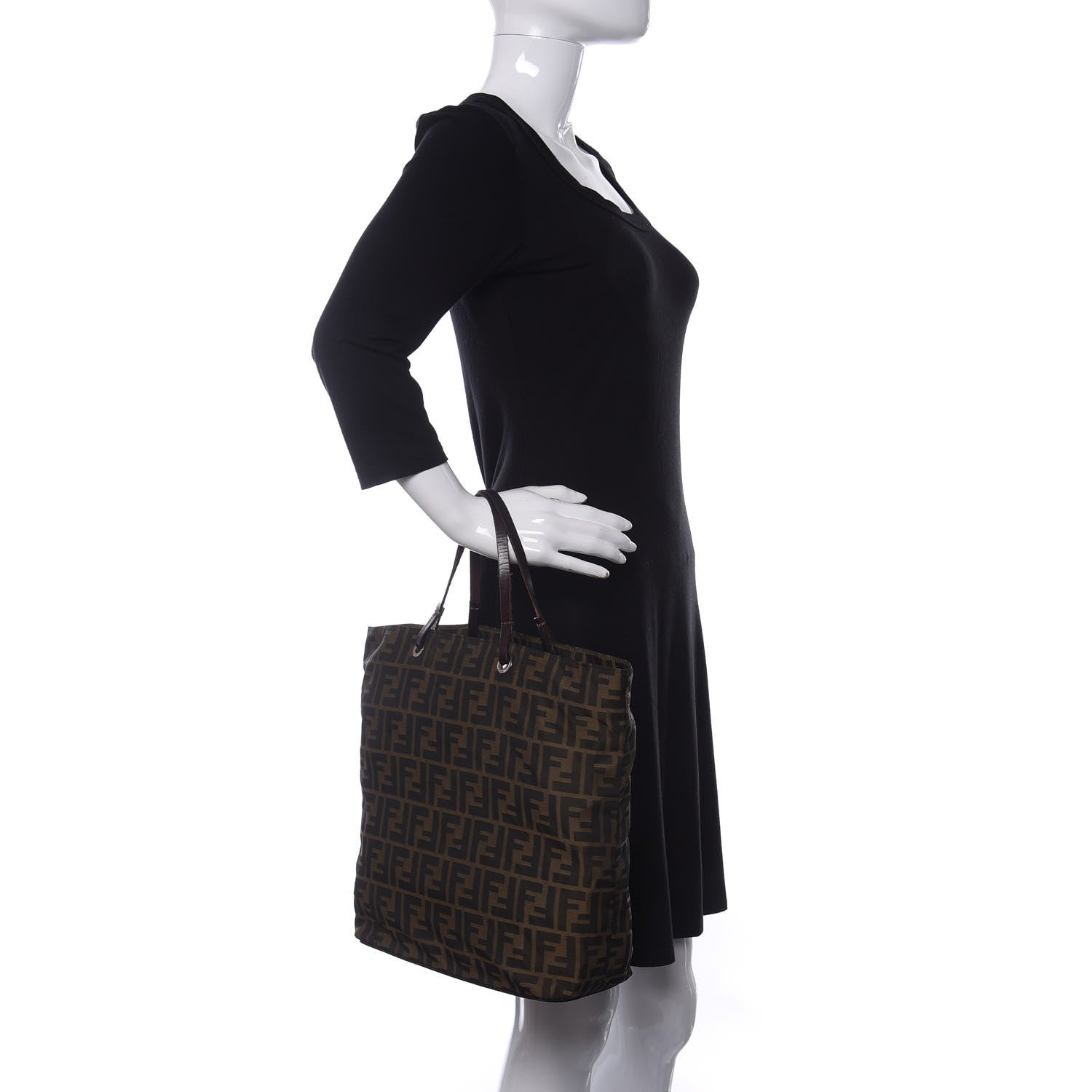 Fendi Zucca Tote Tobacco 2 of 10